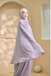 Telekung Taara Light Grey